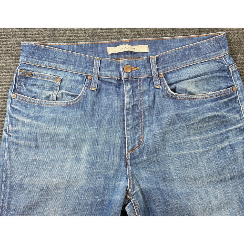 Joe's Jeans Emil Straight Leg Mens 33 Blue Good Distressed Faded Denim